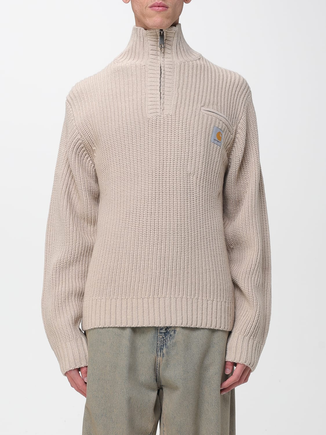 CARHARTT WIP SWEATER: Sweater men Carhartt Wip, Natural - Img 1