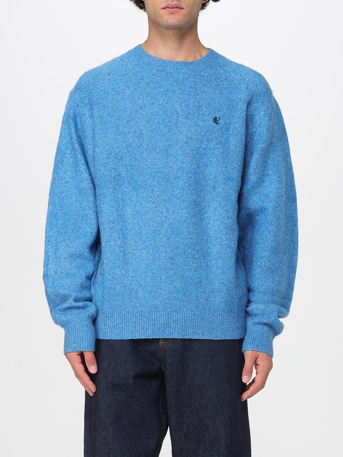 CARHARTT WIP SWEATER: Sweater men Carhartt Wip, Gnawed Blue - Img 1