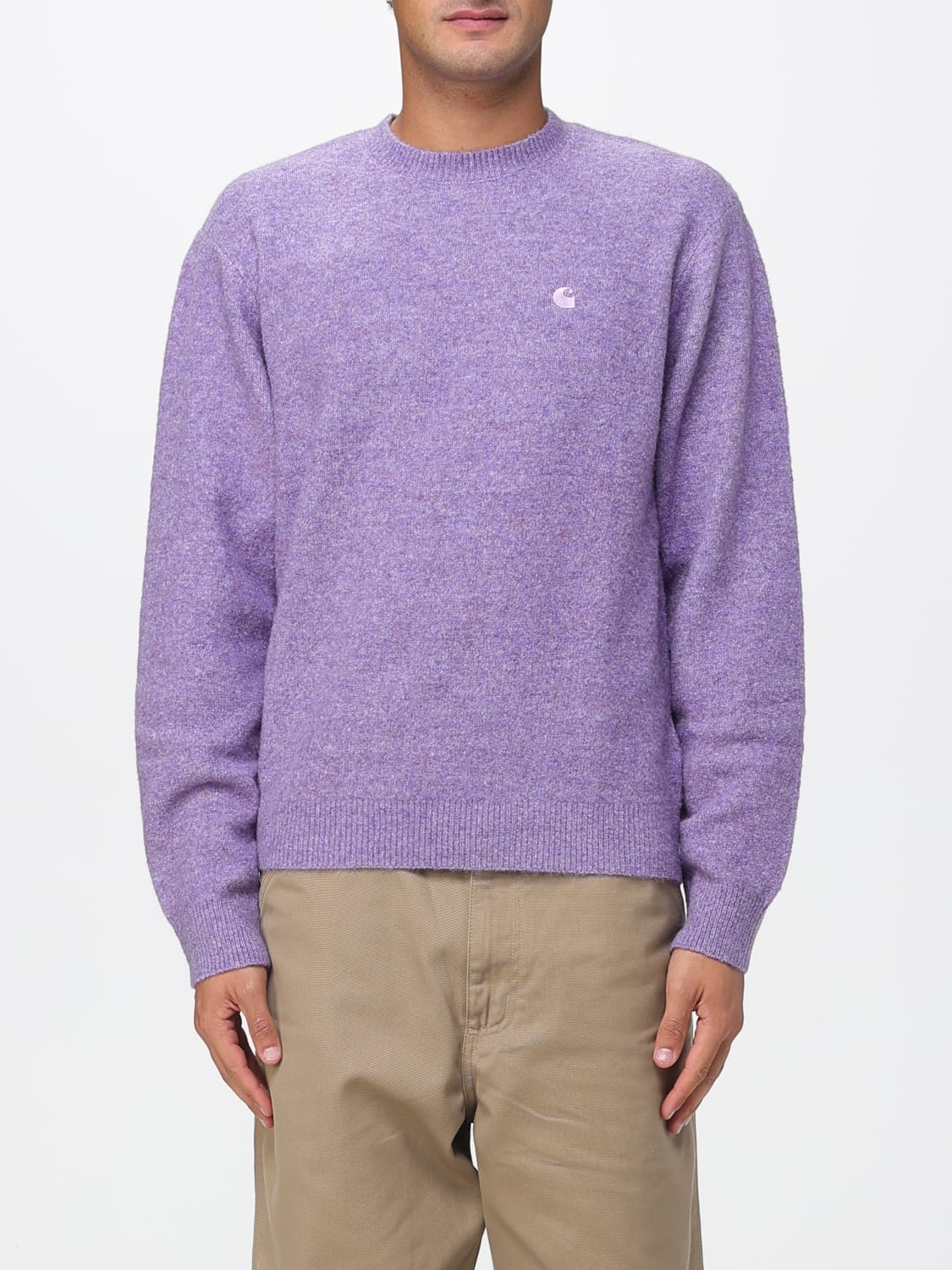 CARHARTT WIP SWEATER: Sweater men Carhartt Wip, Lilac - Img 1