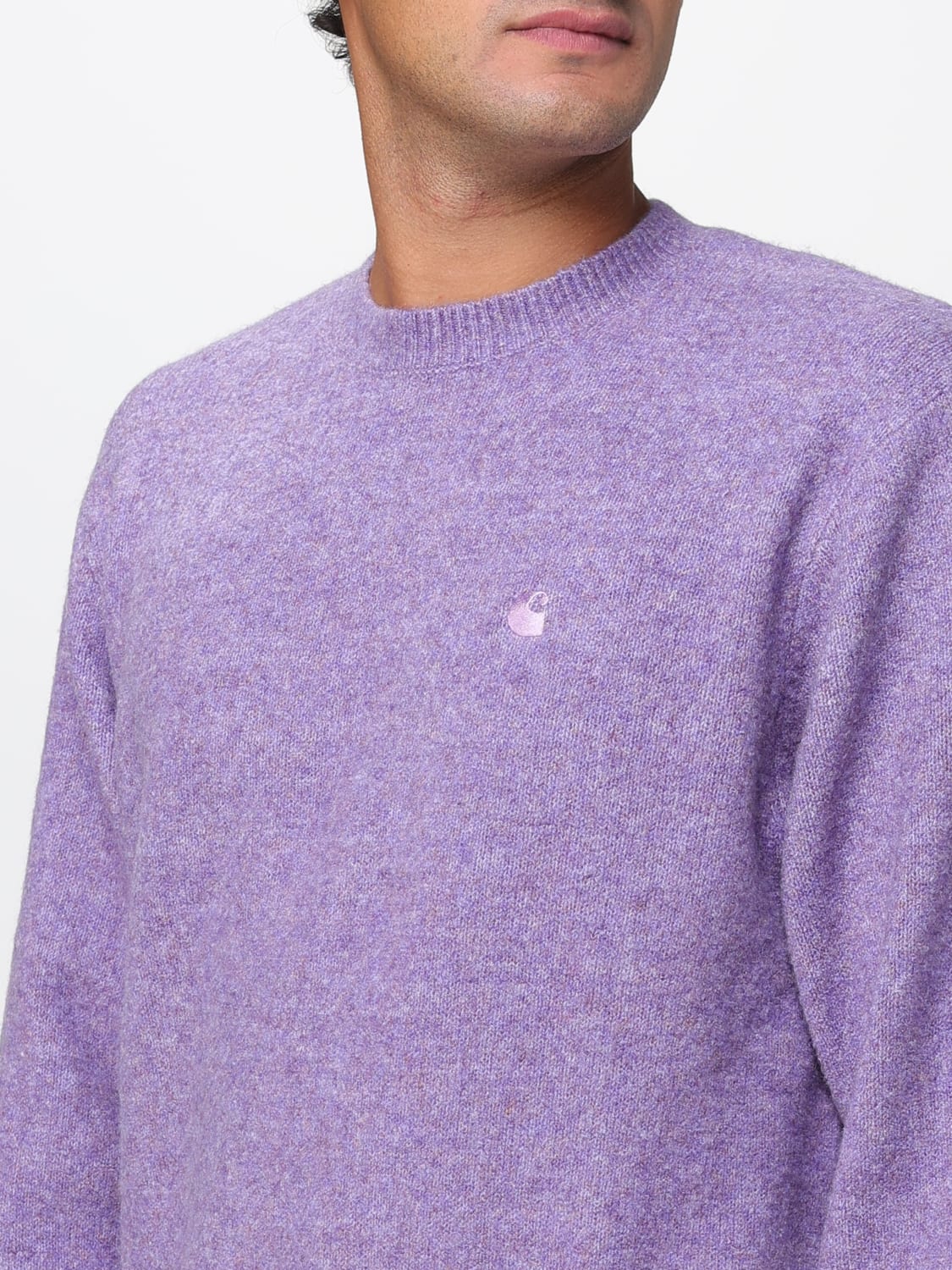 CARHARTT WIP SWEATER: Sweater men Carhartt Wip, Lilac - Img 3
