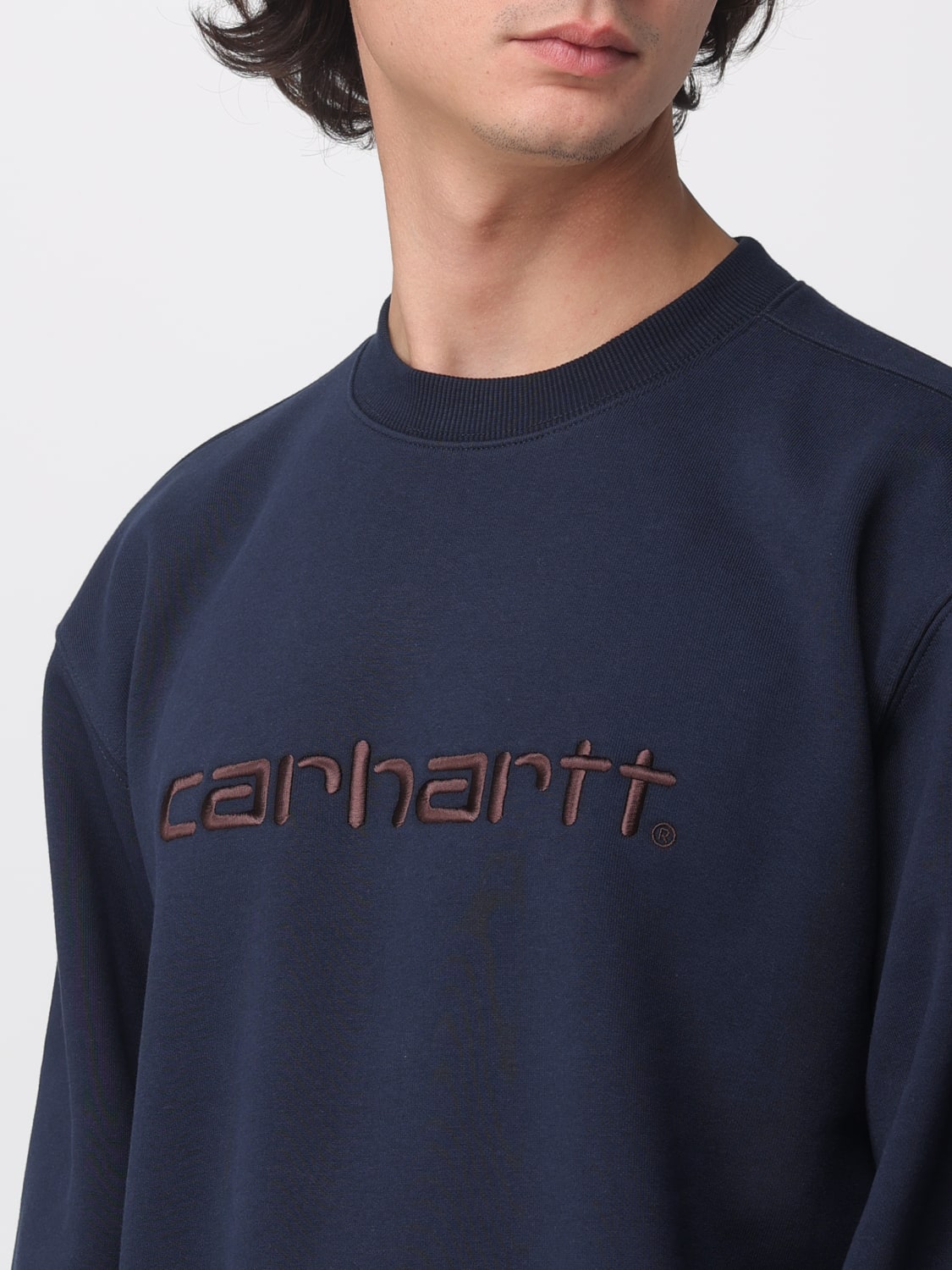 CARHARTT WIP 스웨트셔츠: 스웨트셔츠 남성 Carhartt Wip, 블루 - Img 3