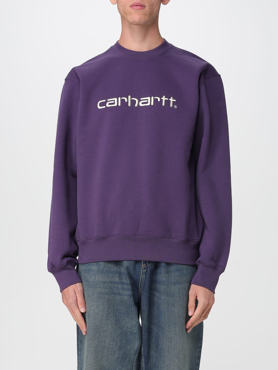 CARHARTT WIP SWEATSHIRT: Sweatshirt men Carhartt Wip, Violet - Img 1