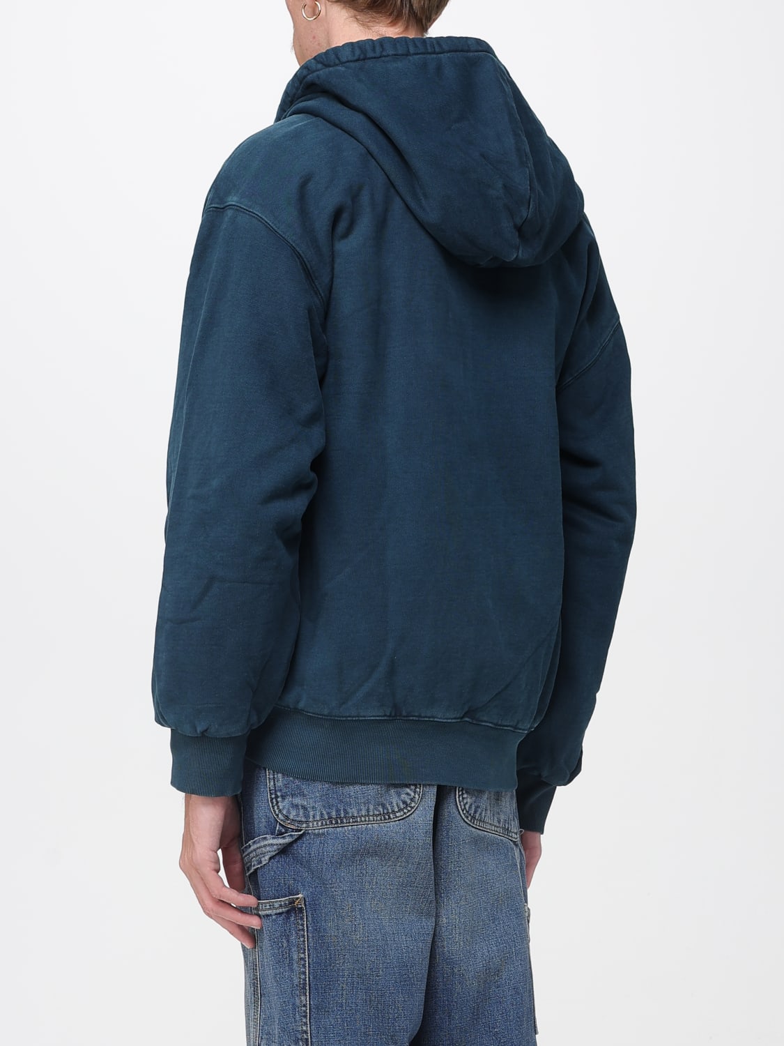 CARHARTT WIP SWEATSHIRT: Sweatshirt herren Carhartt Wip, Petroleum Blue - Img 3