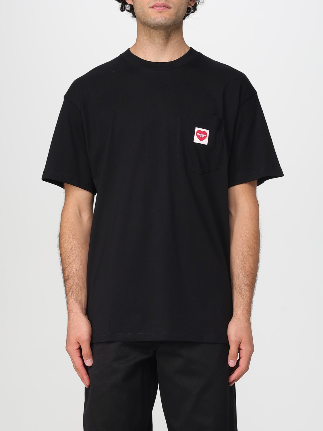 CARHARTT WIP T-SHIRT: T-shirt men Carhartt Wip, Black - Img 1