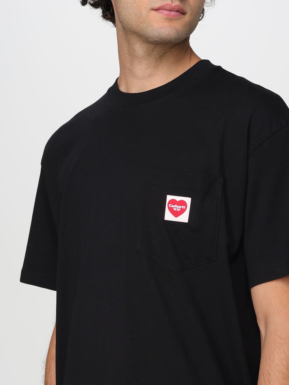 CARHARTT WIP T-SHIRT: T-shirt men Carhartt Wip, Black - Img 3