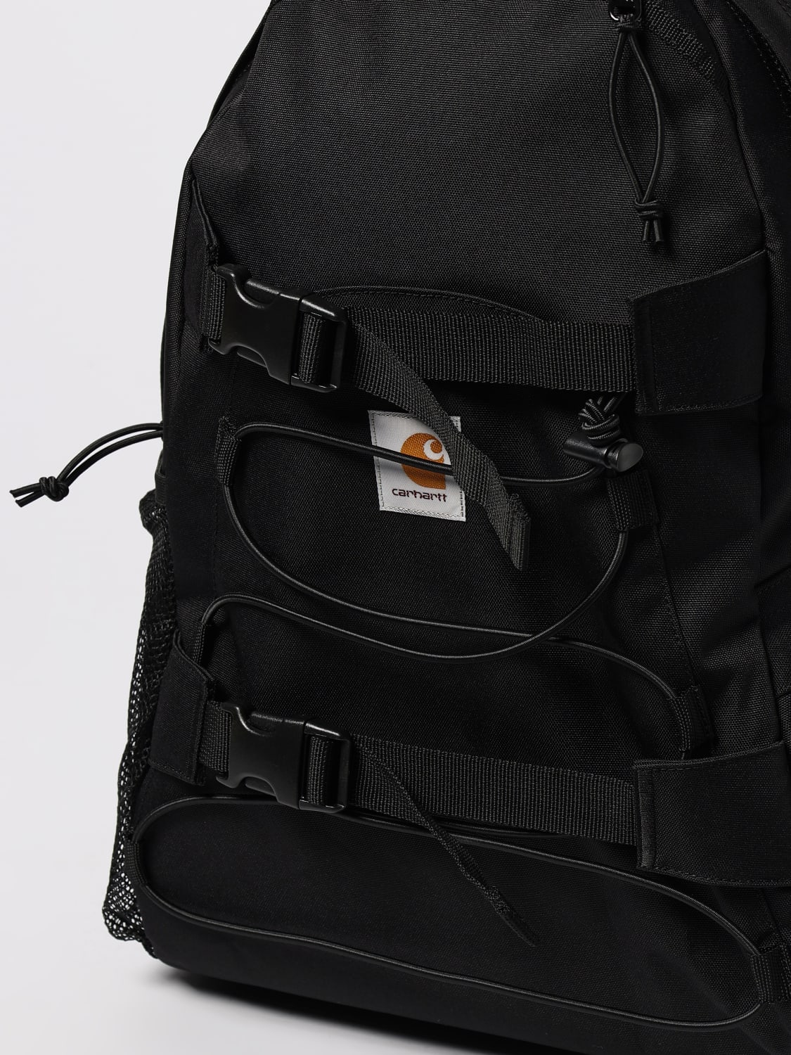 CARHARTT WIP ZAINO: Zaino Kickflip Carhartt Wip in nylon riciclato , Nero - Img 3