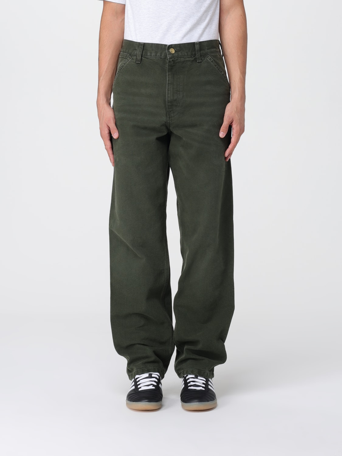 CARHARTT WIP PANTS: Pants men Carhartt Wip, Olive - Img 1