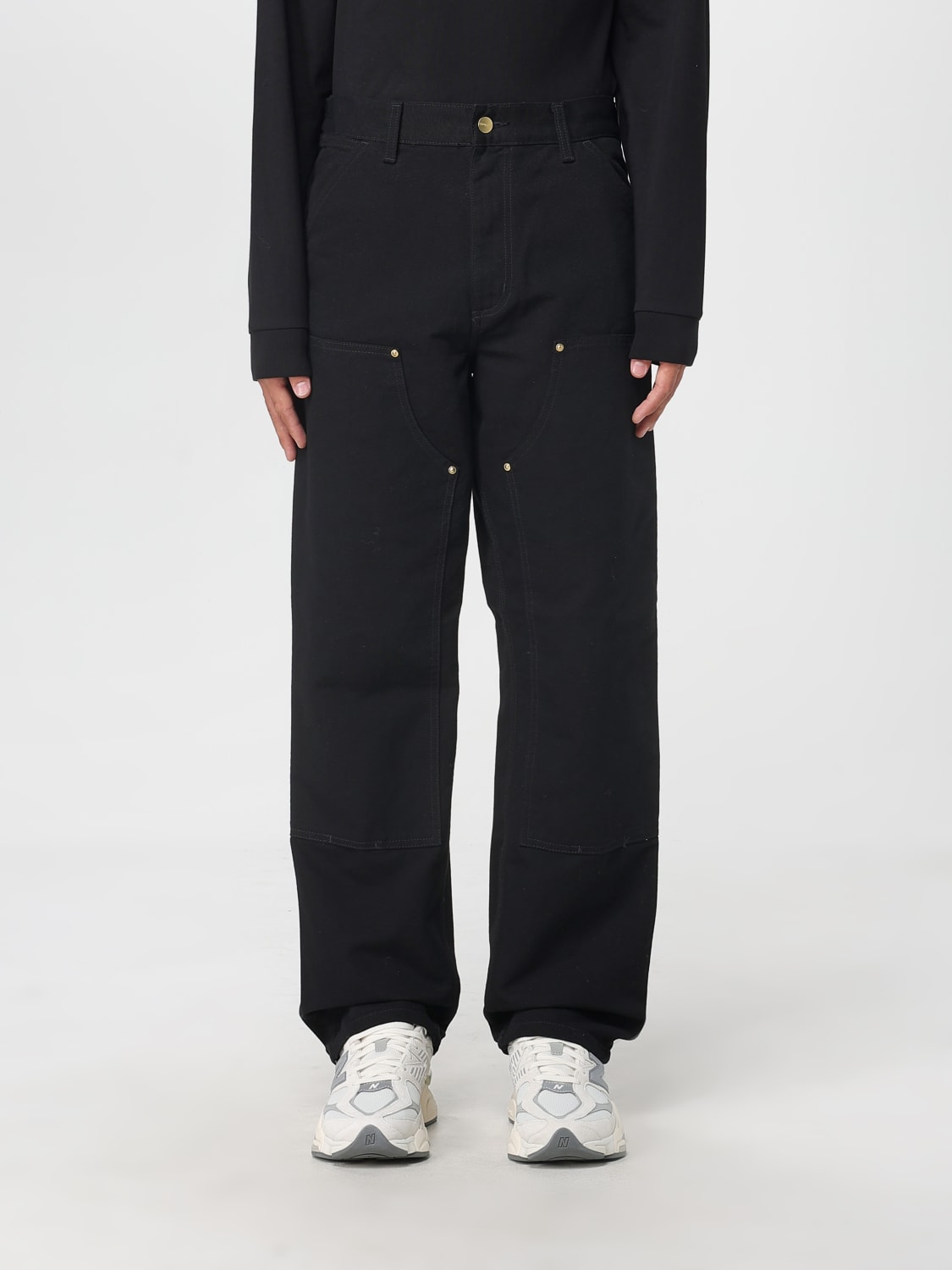 CARHARTT WIP PANTS: Pants men Carhartt Wip, Black - Img 1