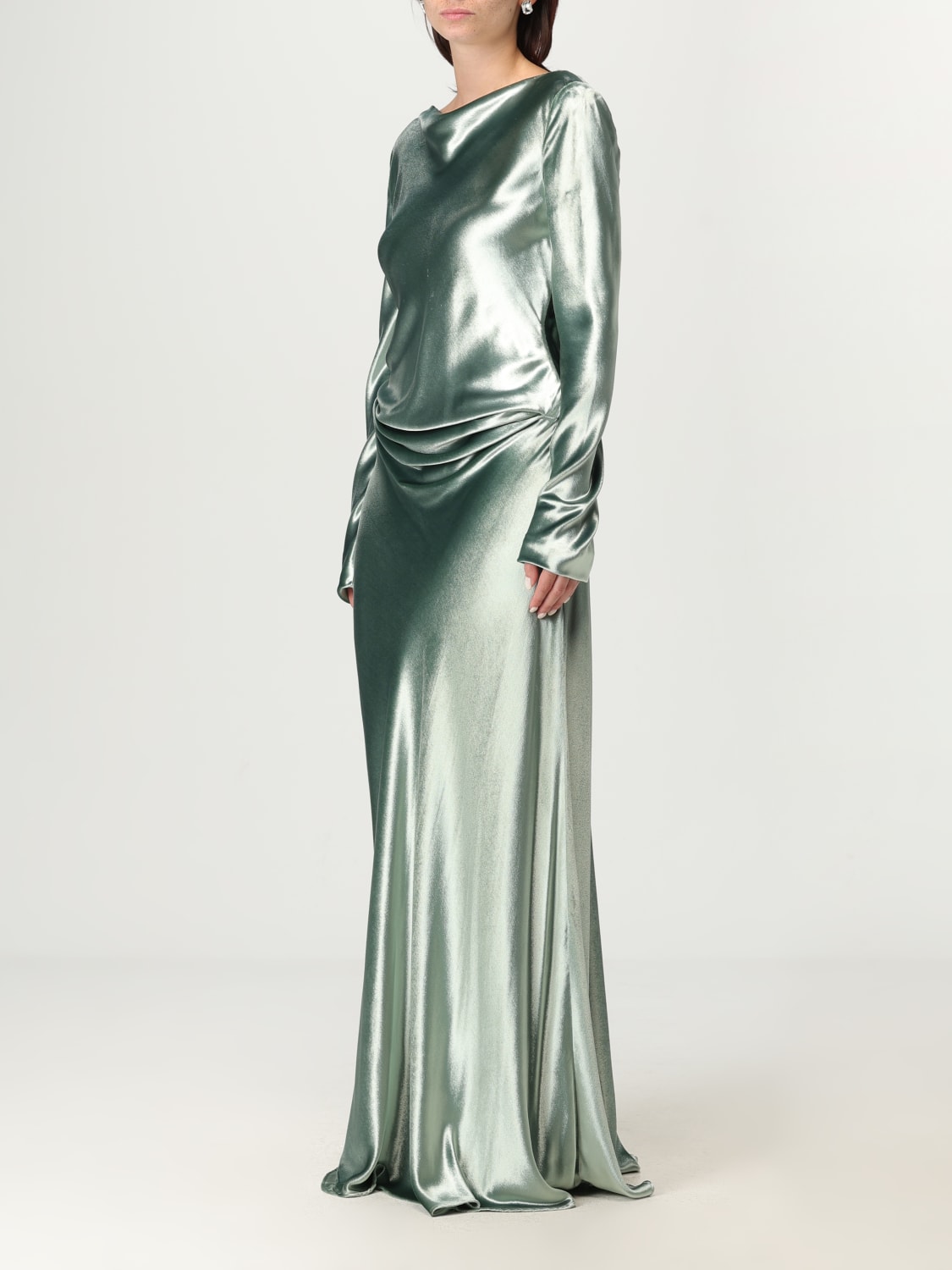 ALBERTA FERRETTI DRESS: Dress woman Alberta Ferretti, Green - Img 3