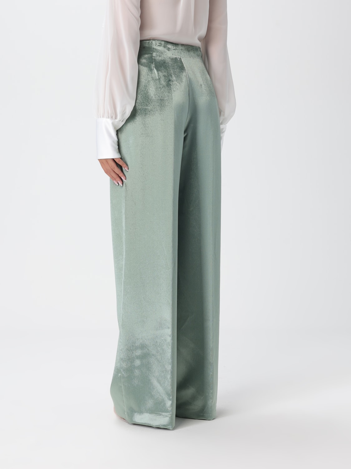ALBERTA FERRETTI PANTALONES: Pantalón mujer Alberta Ferretti, Verde - Img 3
