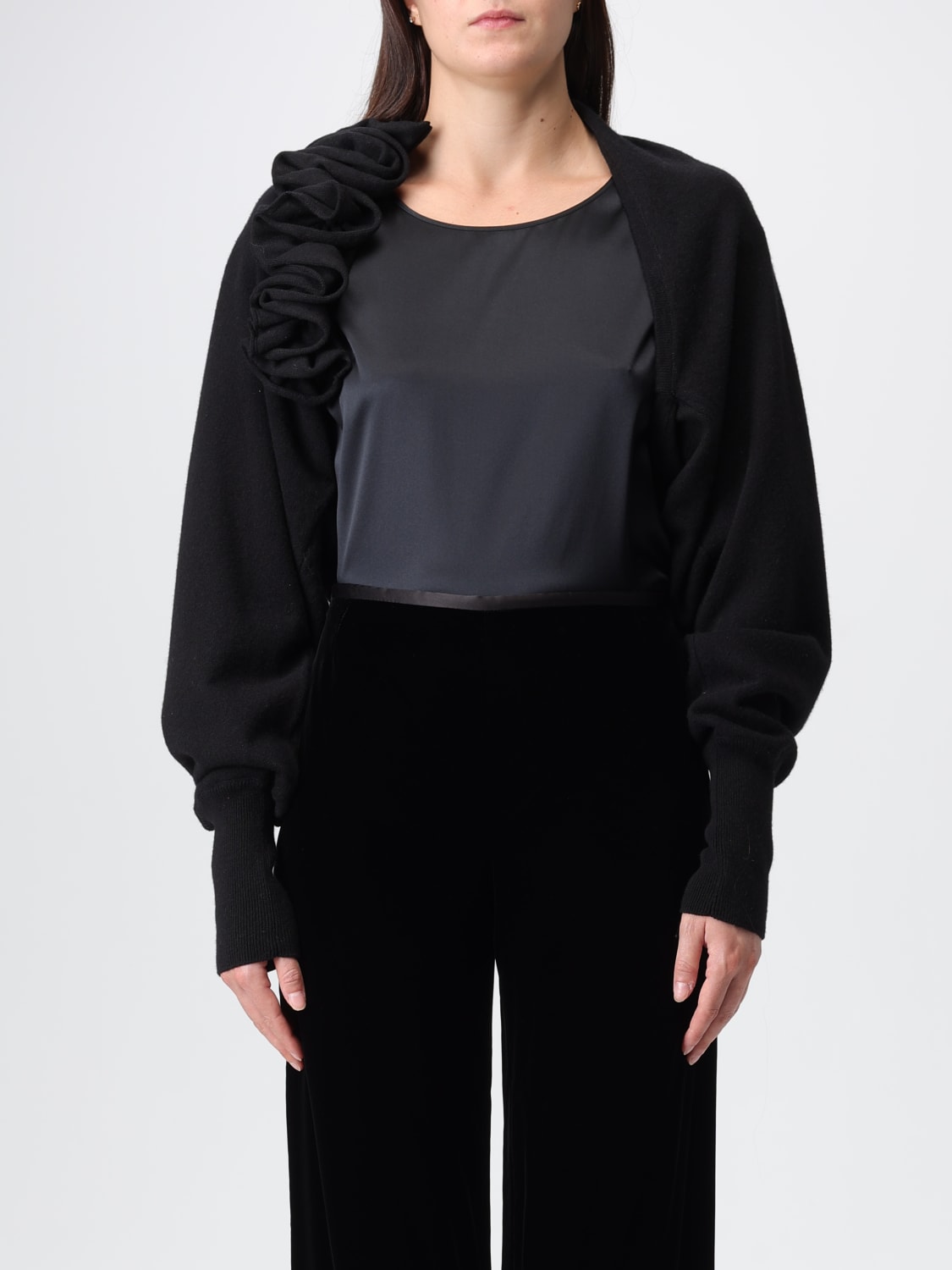 ALBERTA FERRETTI SWEATER: Top woman Alberta Ferretti, Black - Img 1
