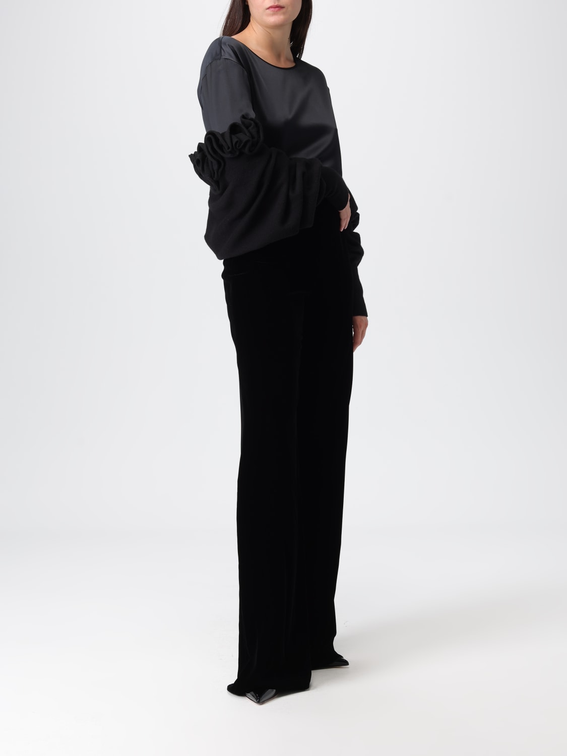 ALBERTA FERRETTI SWEATER: Top woman Alberta Ferretti, Black - Img 2