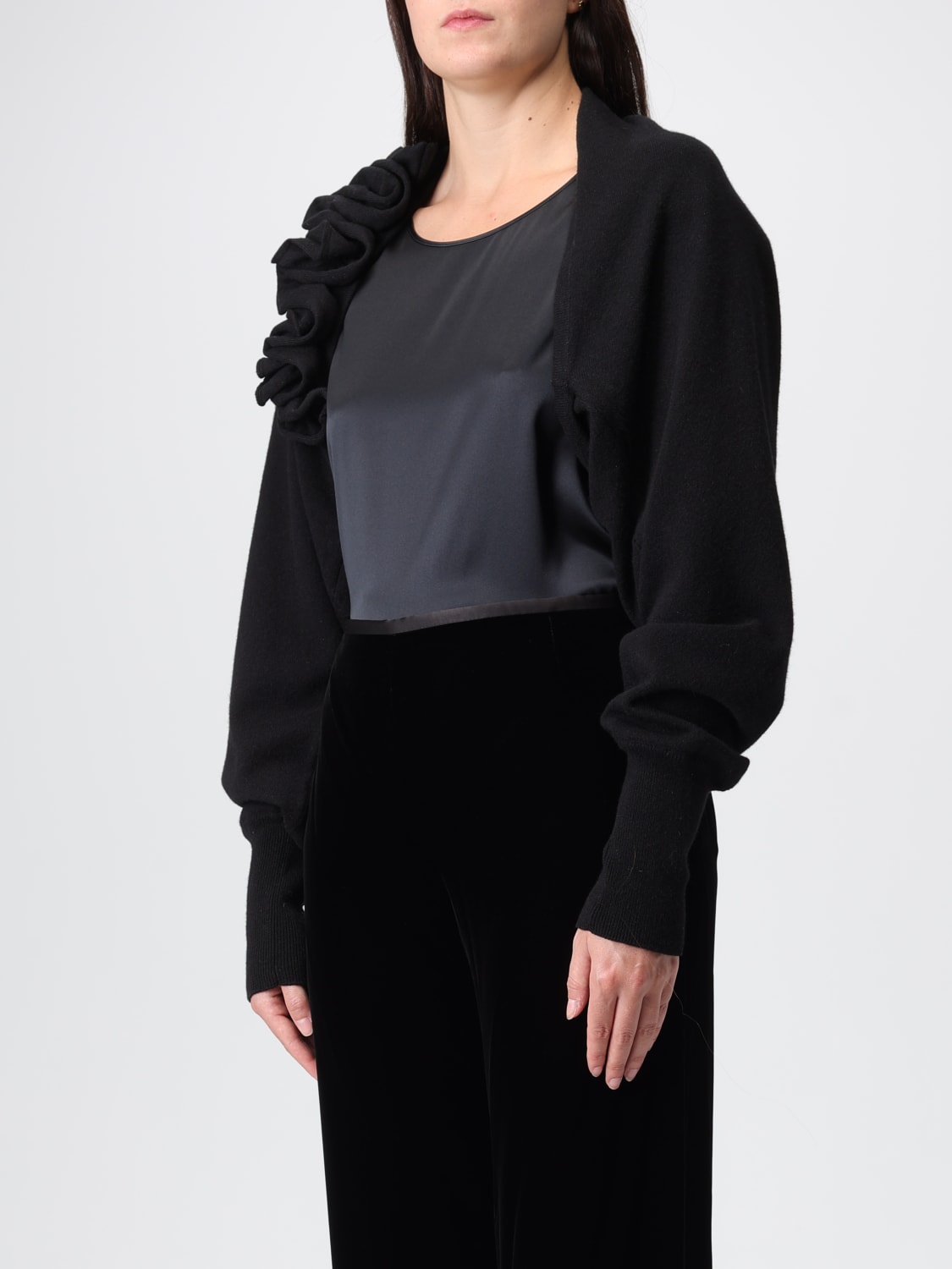 ALBERTA FERRETTI SWEATER: Top woman Alberta Ferretti, Black - Img 4