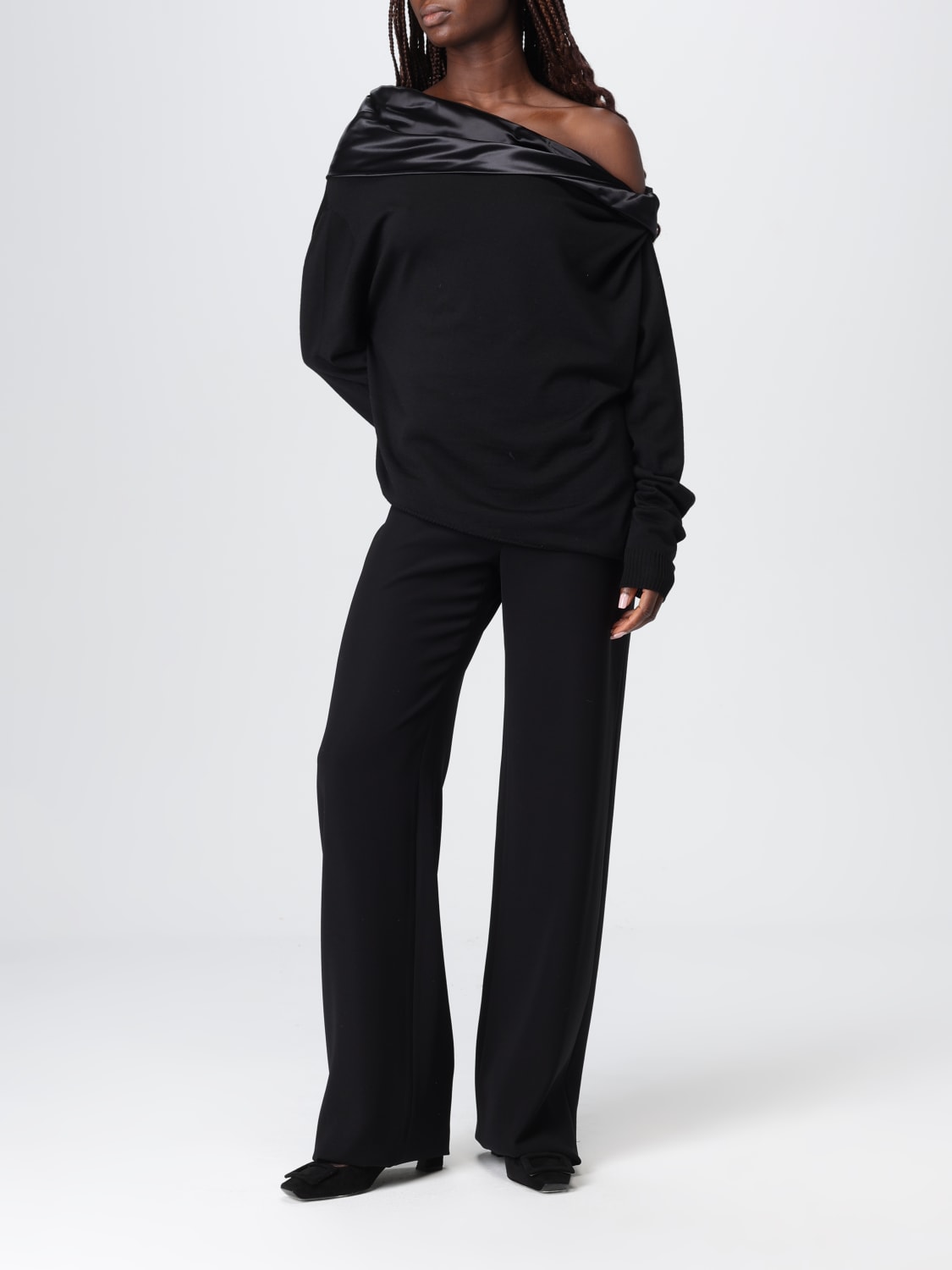 ALBERTA FERRETTI PULLOVER: Pullover damen Alberta Ferretti, Schwarz - Img 2