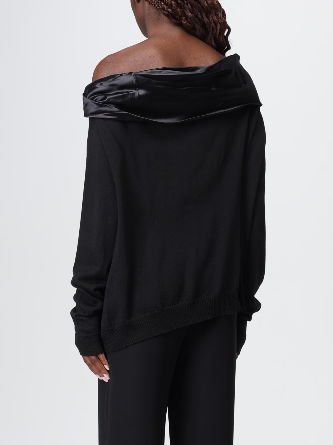 ALBERTA FERRETTI PULLOVER: Pullover damen Alberta Ferretti, Schwarz - Img 3