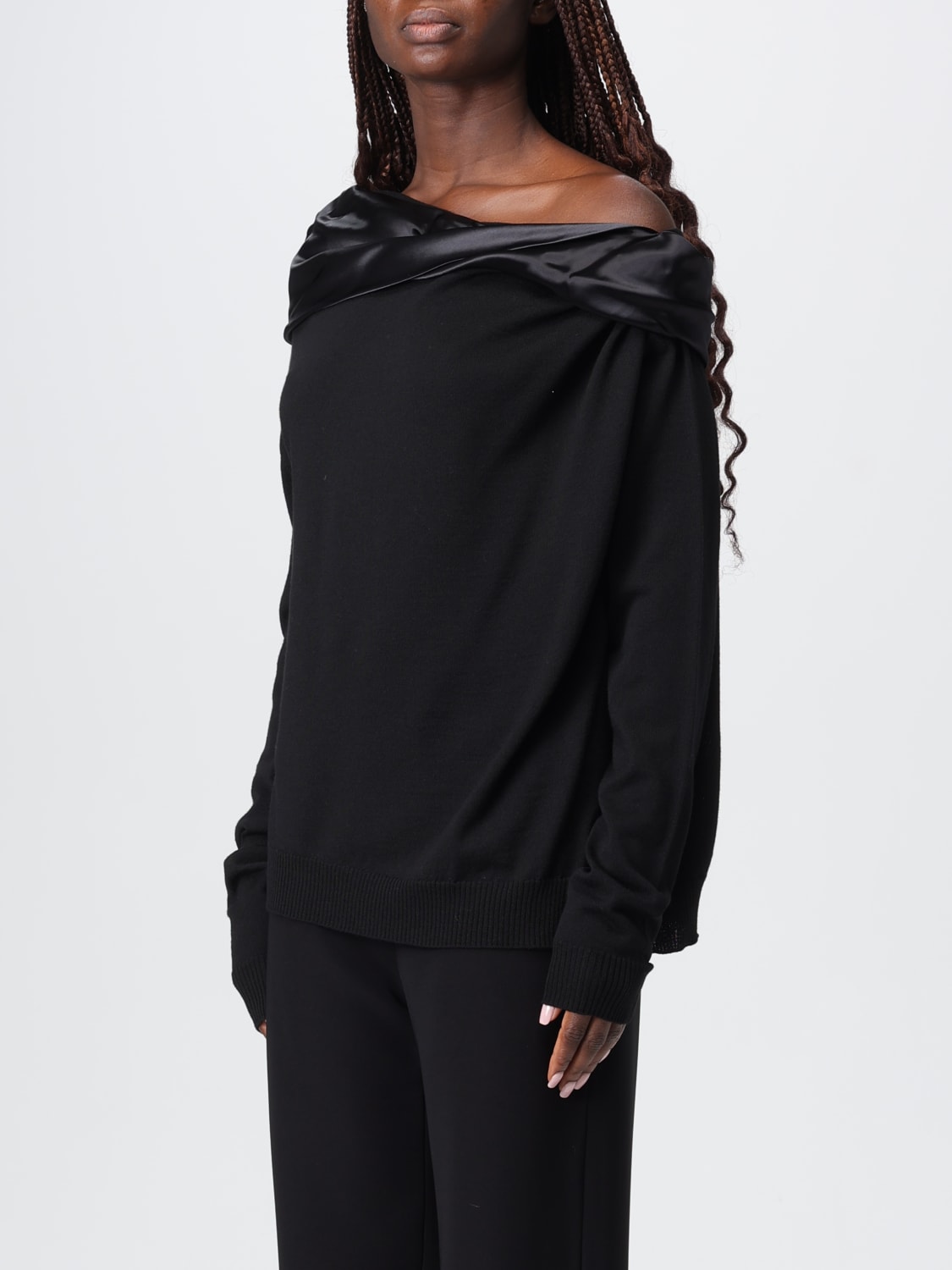 ALBERTA FERRETTI PULLOVER: Pullover damen Alberta Ferretti, Schwarz - Img 4