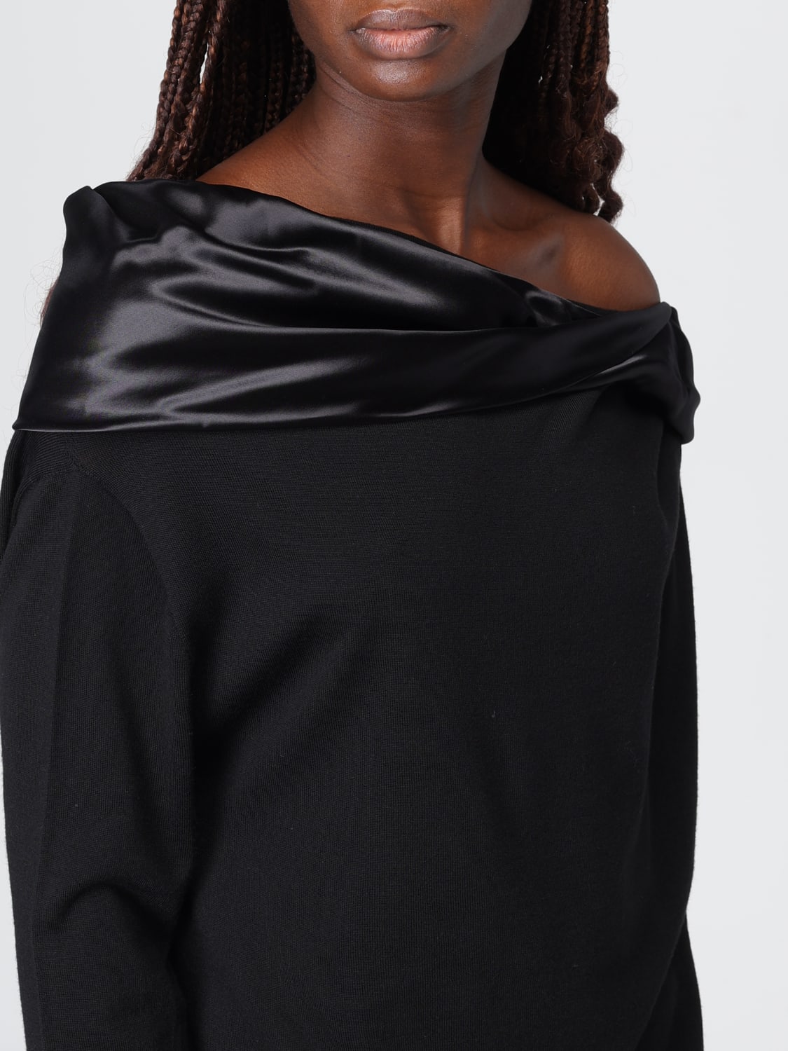 ALBERTA FERRETTI PULLOVER: Pullover damen Alberta Ferretti, Schwarz - Img 5