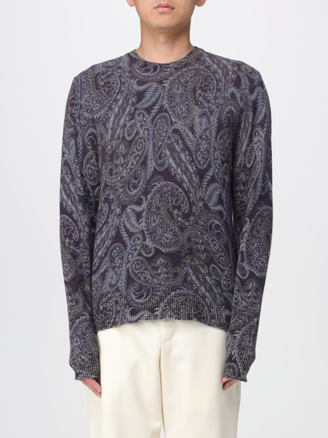 ETRO PULLOVER: Pullover herren Etro, Blau - Img 1