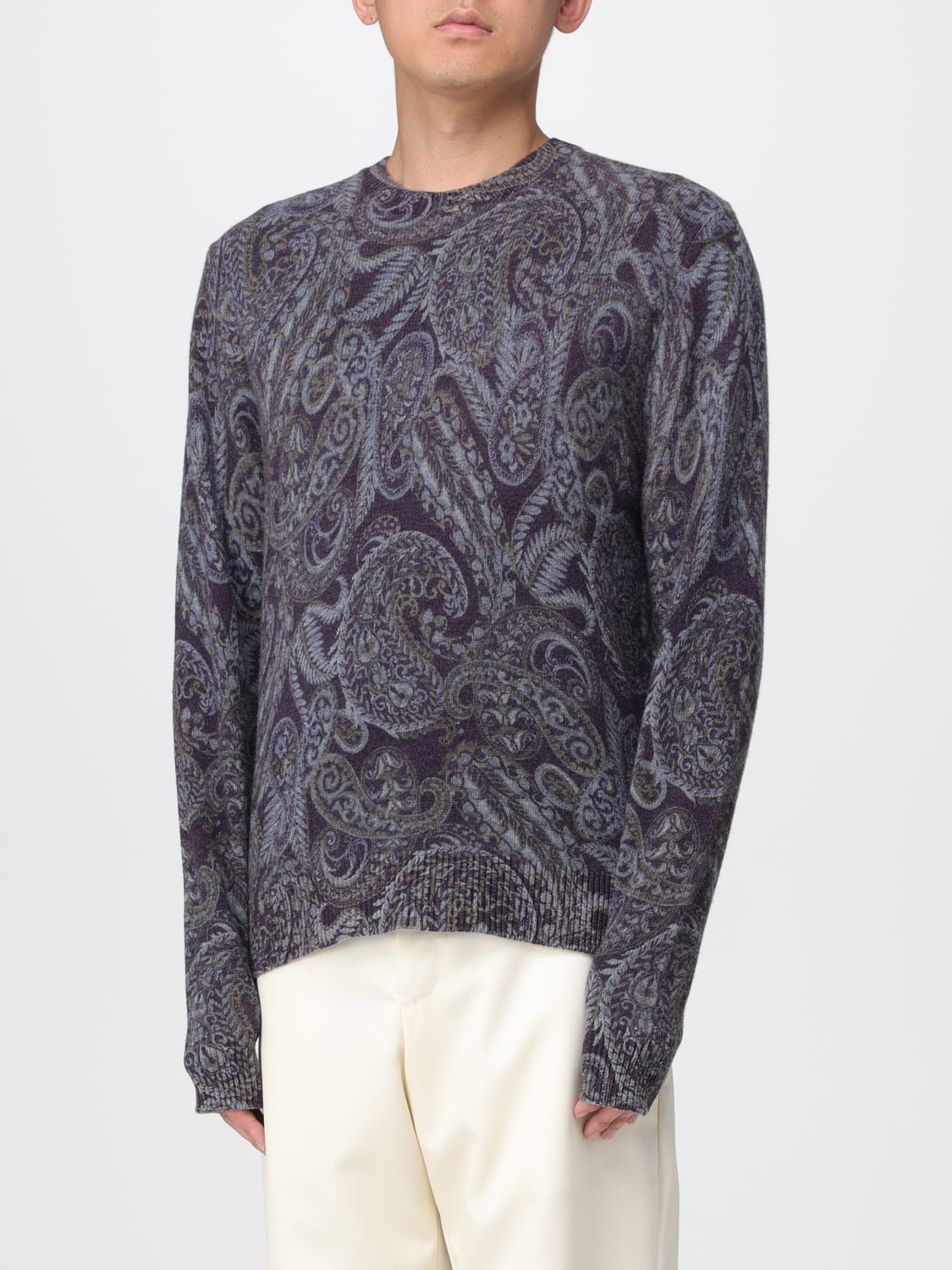 ETRO PULLOVER: Pullover herren Etro, Blau - Img 3