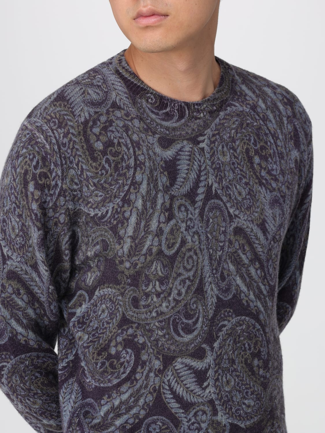 ETRO PULLOVER: Pullover herren Etro, Blau - Img 4