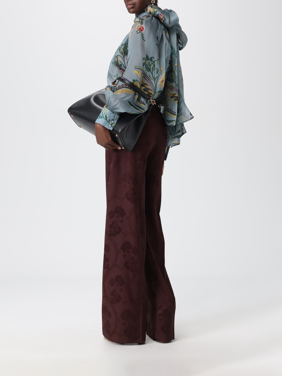 ETRO TOP: Camisa mujer Etro, Azul Claro - Img 2