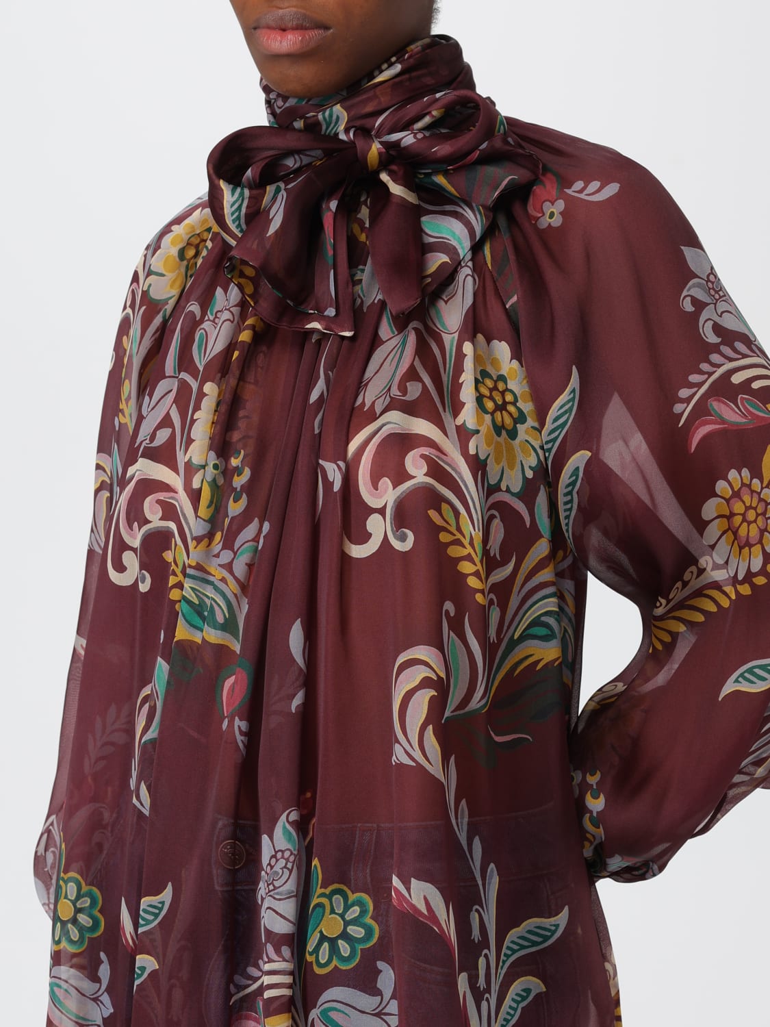 ETRO TOP: Camisa mujer Etro, Granate - Img 5