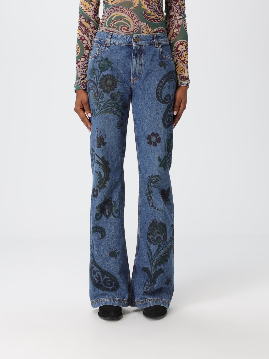 ETRO JEANS: Jeans woman Etro, Denim - Img 1