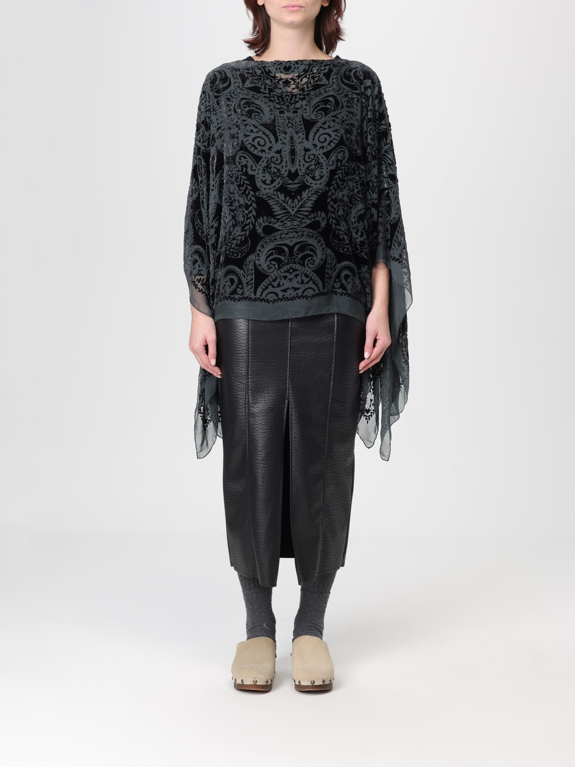 ETRO TOP: Top woman Etro, Grey - Img 1