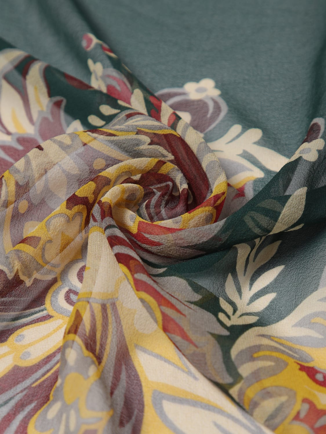 ETRO BUFANDA: Bufanda mujer Etro, Verde - Img 3