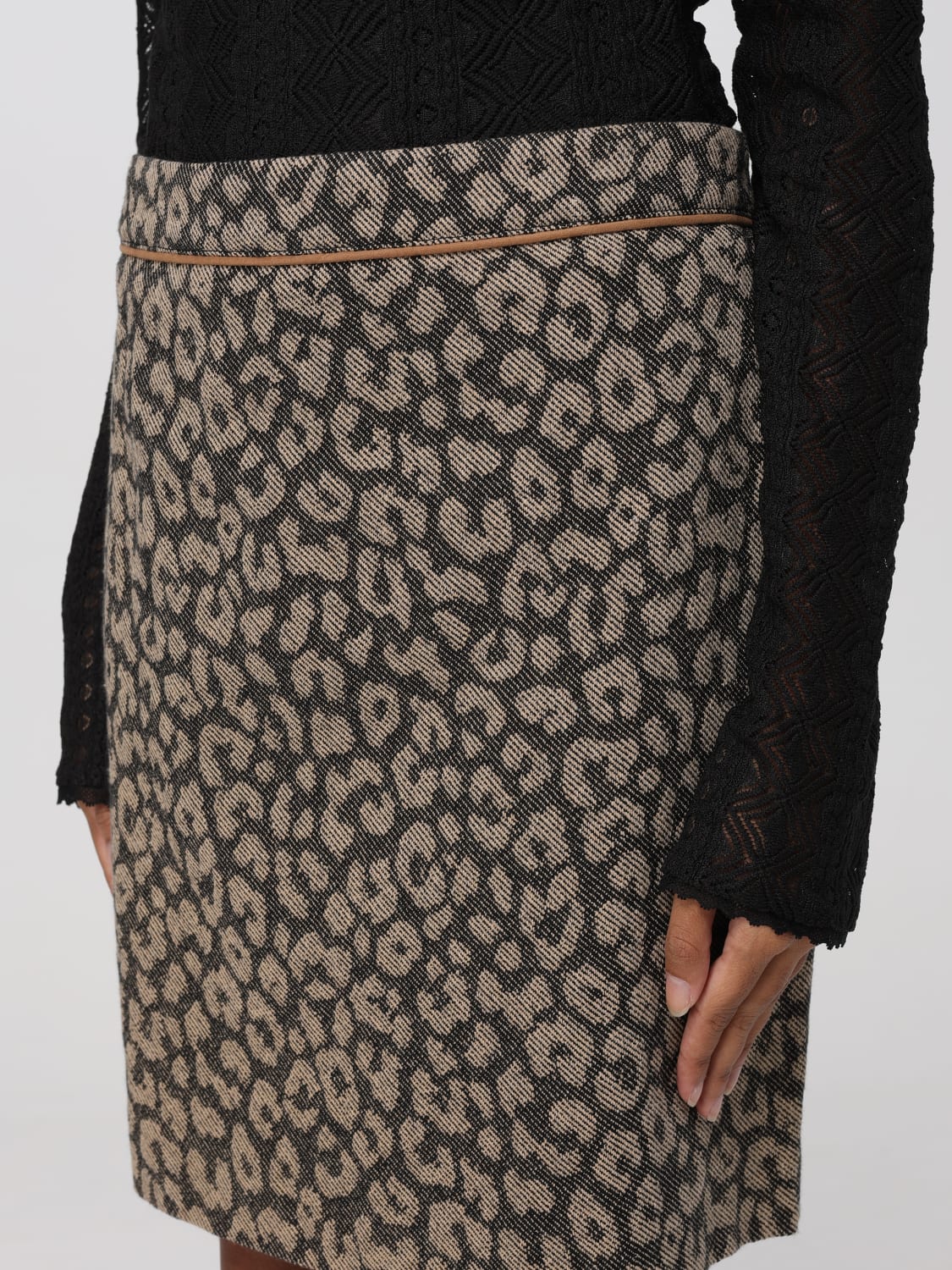 BOSS ЮБКА: Юбка Женское Boss, Многоцветный - Img 3