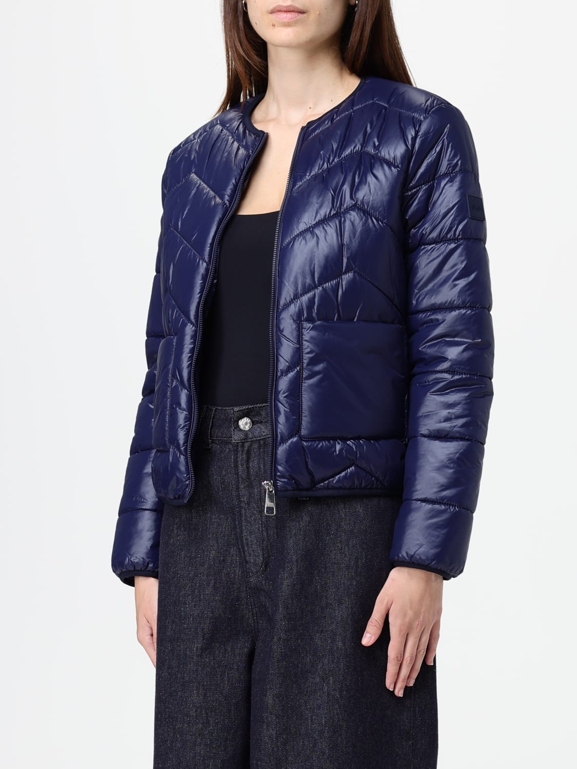 BOSS JACKET: Jacket woman Boss, Blue - Img 3