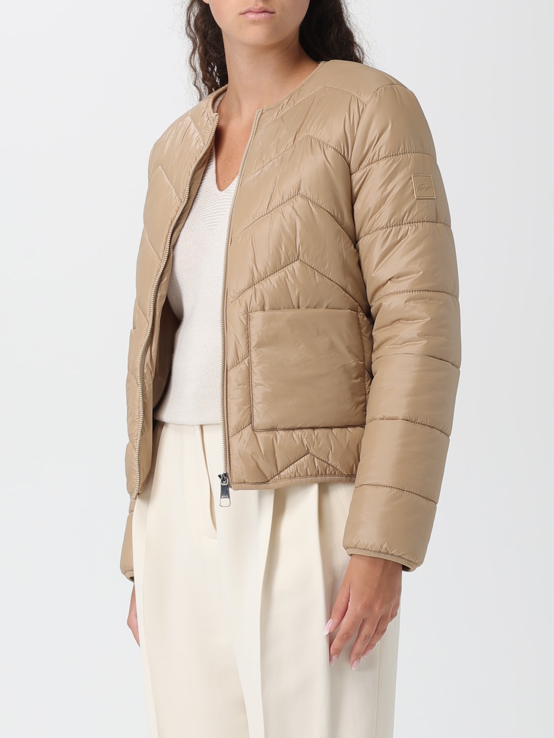 BOSS JACKET: Jacket woman Boss, Brick Red - Img 3