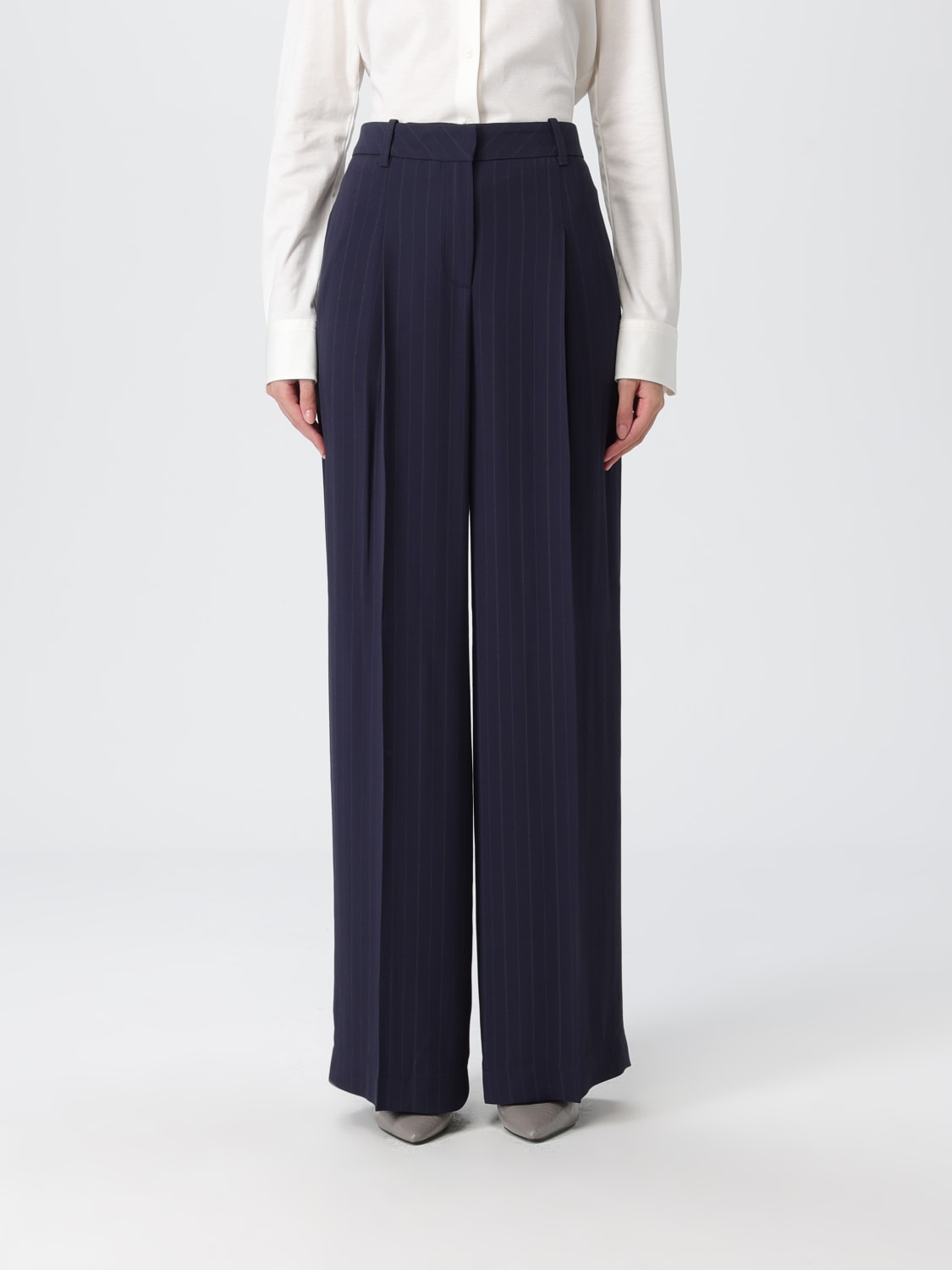 BOSS PANTS: Pants woman Boss, Blue - Img 1