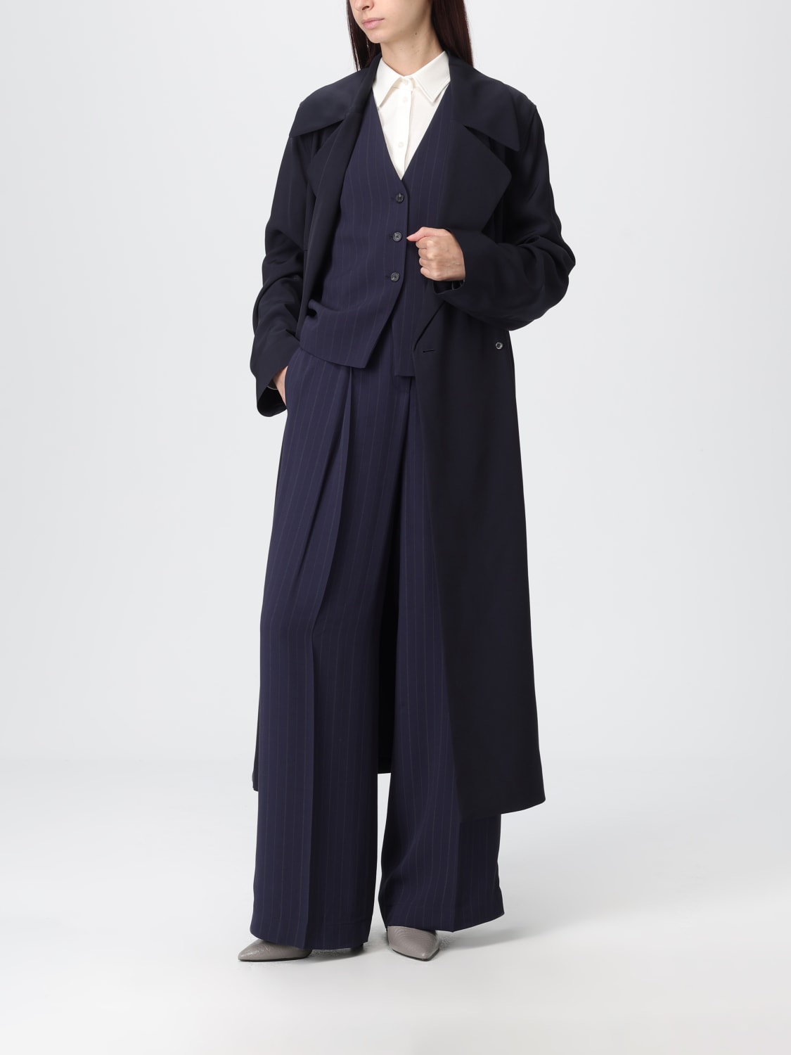 BOSS COAT: Coat woman Boss, Blue - Img 2