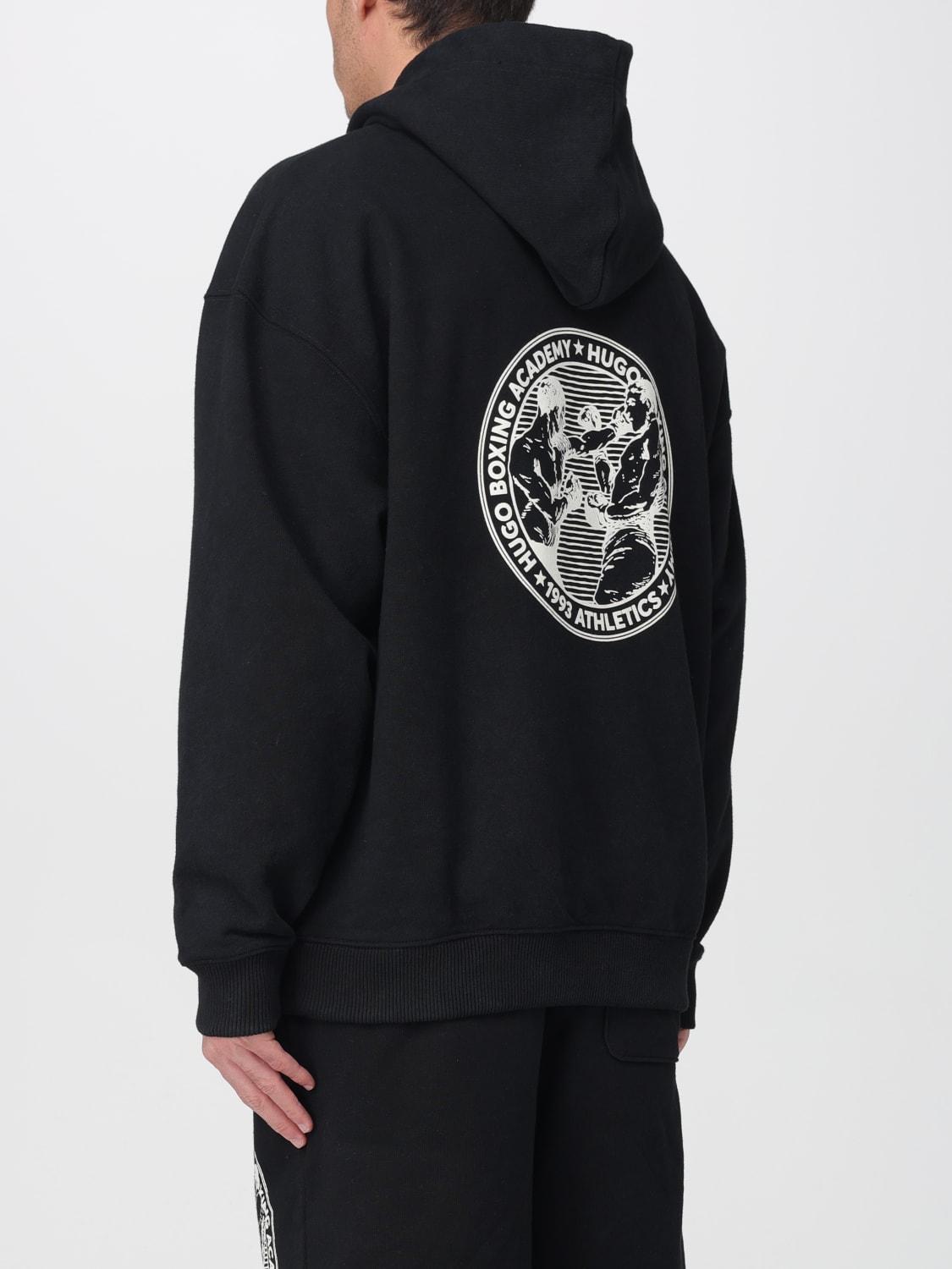 HUGO SWEATSHIRT: Sweatshirt men Hugo, Black - Img 3