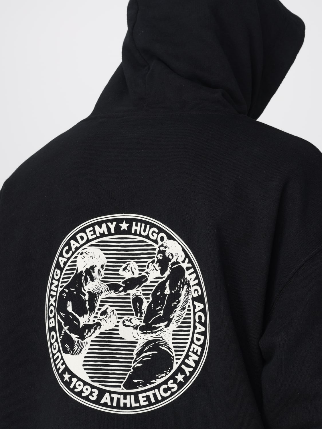 HUGO SWEATSHIRT: Sweatshirt men Hugo, Black - Img 4