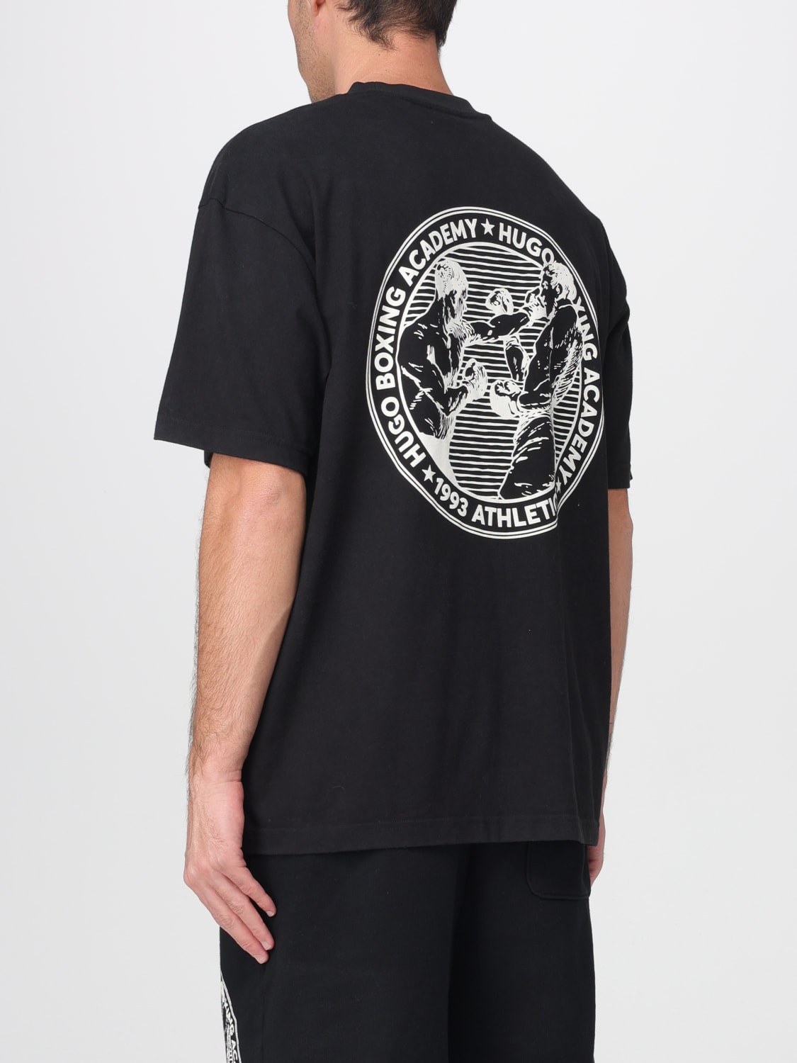 HUGO T-SHIRT: T-shirt men Hugo, Black - Img 2