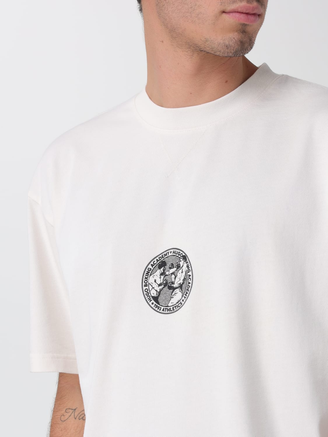 HUGO CAMISETA: Camiseta hombre Hugo, Natural - Img 3