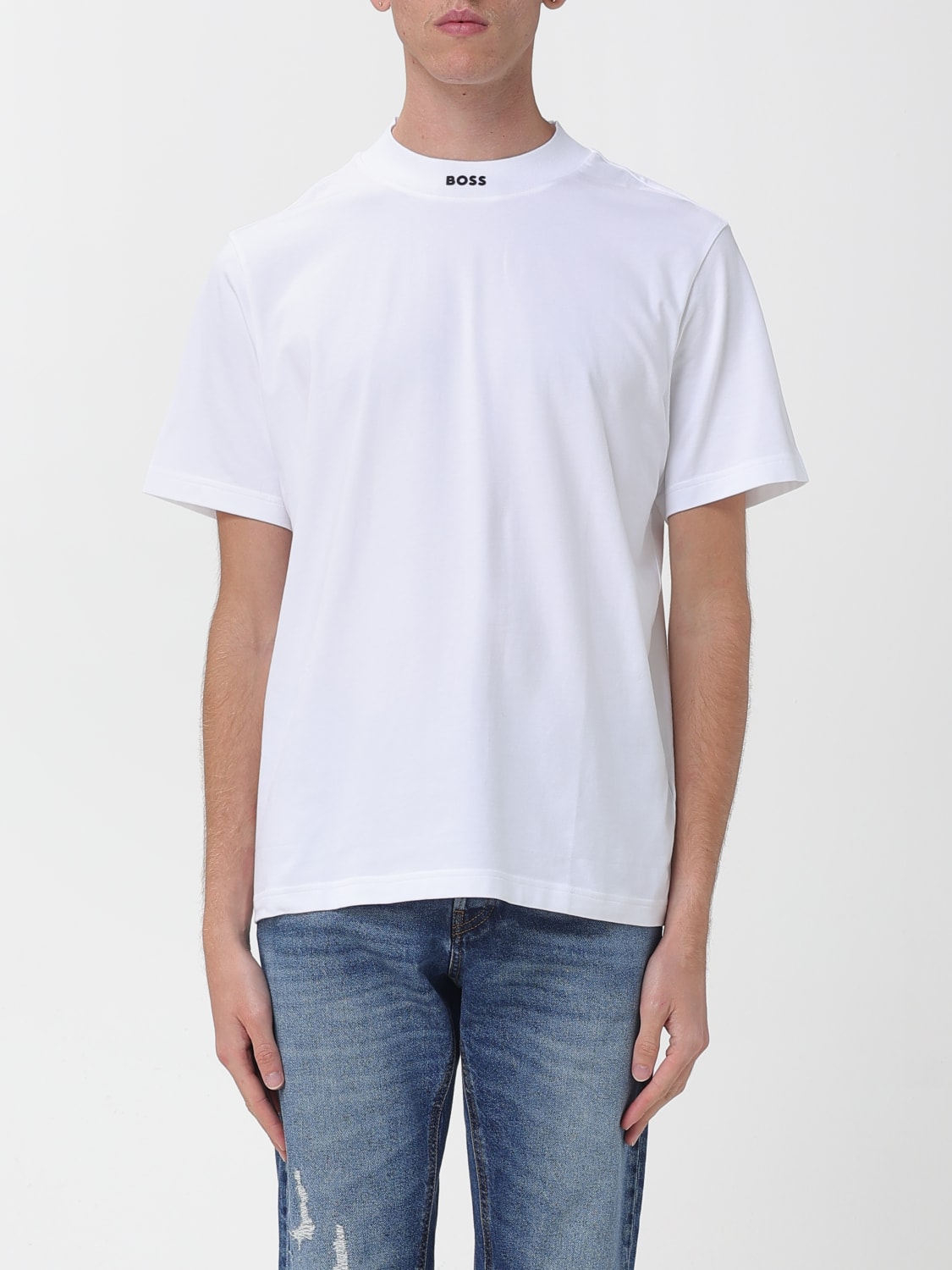 BOSS T-SHIRT: T-shirt men Boss, White - Img 1