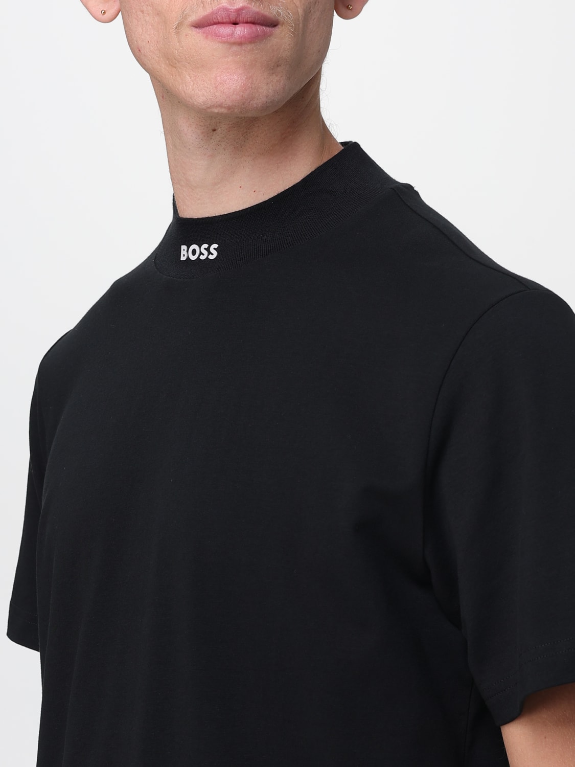 BOSS T-SHIRT: T-shirt men Boss, Black - Img 3