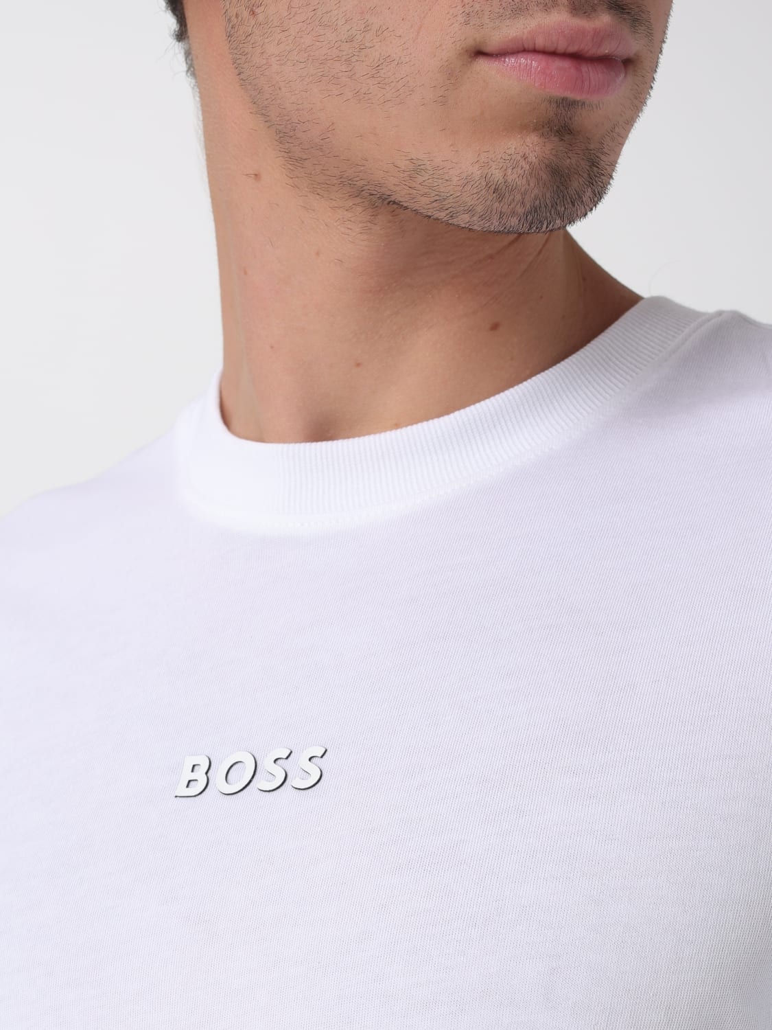 BOSS T-SHIRT: T-shirt men Boss, White - Img 3