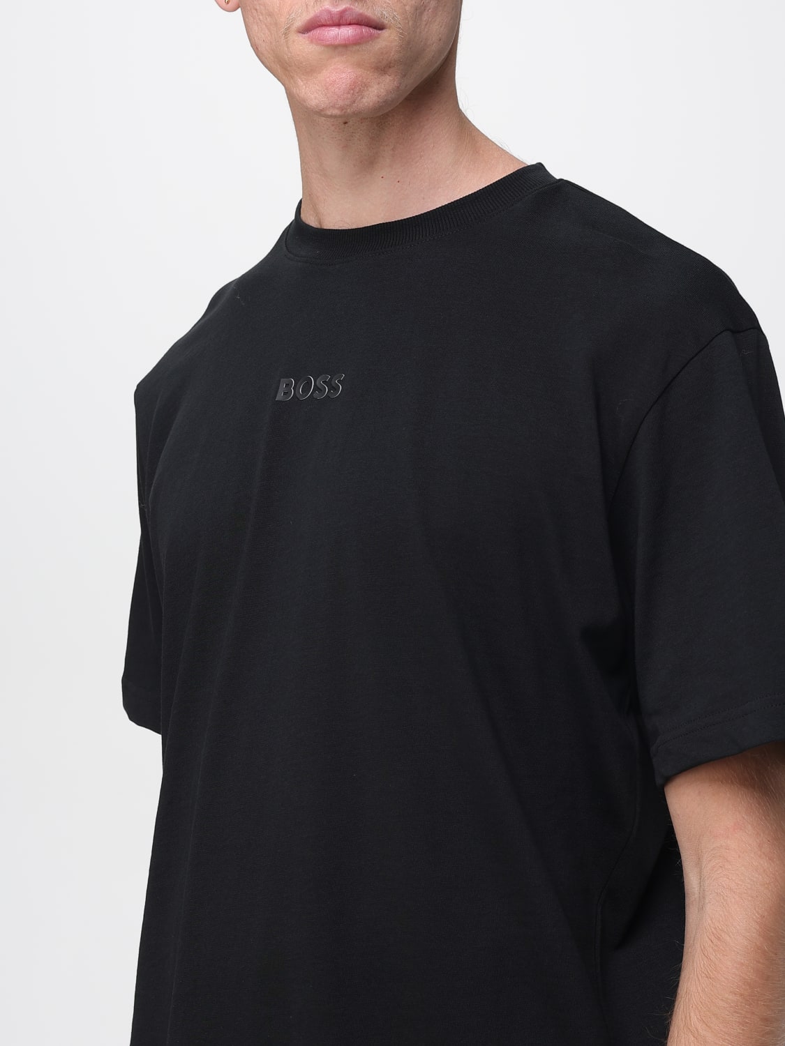 BOSS T-SHIRT: T-shirt men Boss, Black - Img 3