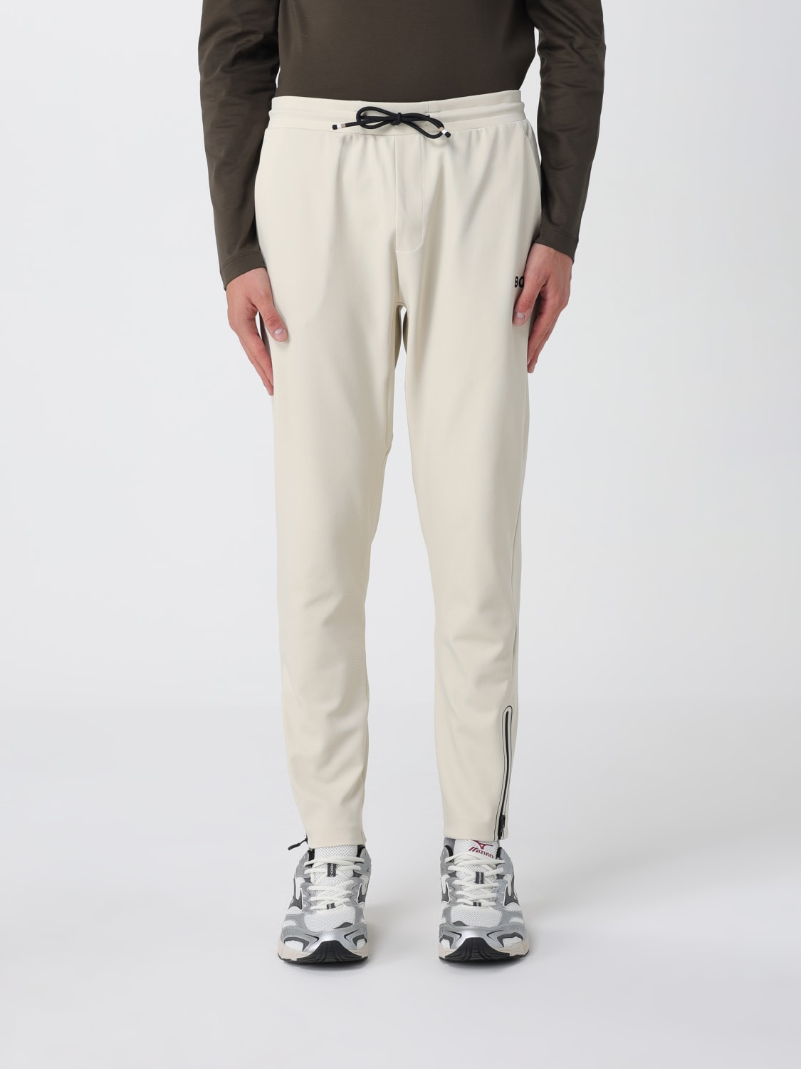 BOSS PANTS: Pants men Boss, Yellow Cream - Img 1
