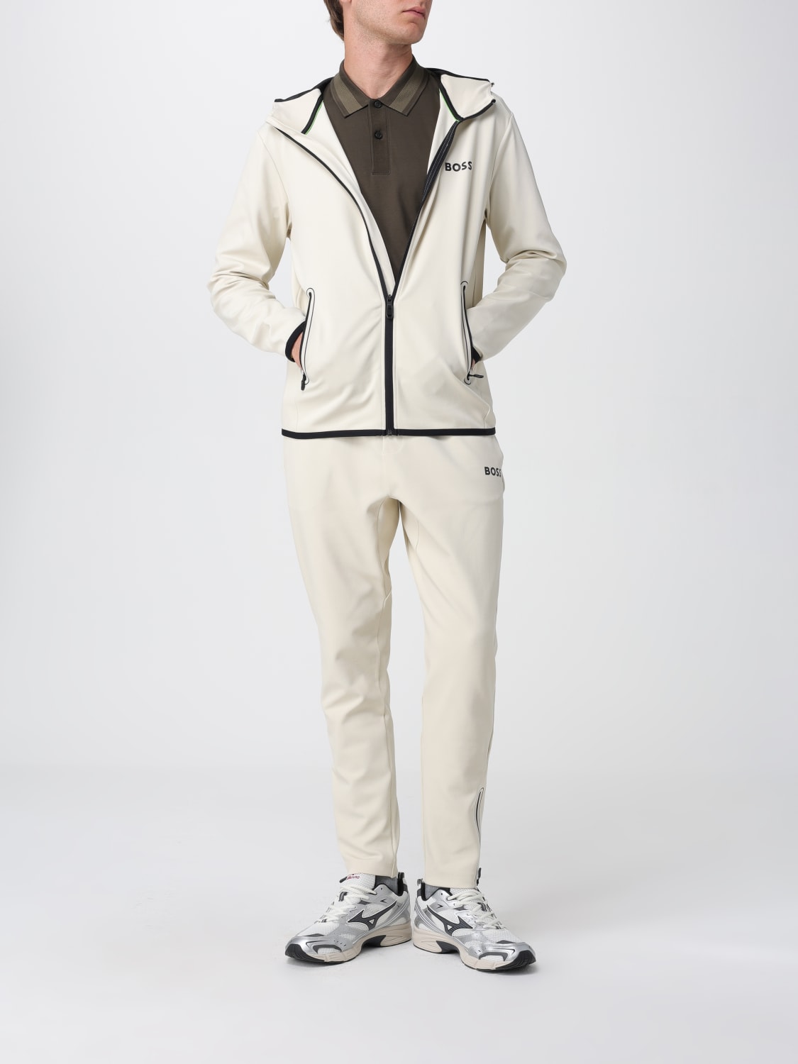 BOSS PANTS: Pants men Boss, Yellow Cream - Img 2