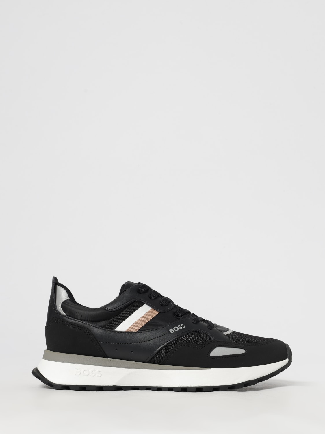 BOSS SNEAKERS: Sneakers men Boss, Black - Img 1