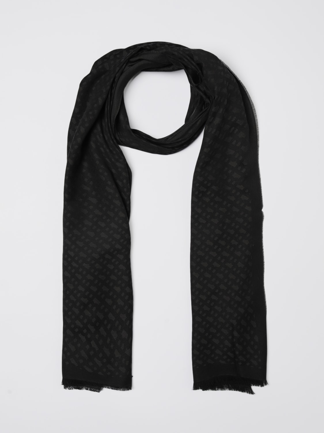 BOSS SCARF: Scarf men Boss, Black - Img 2