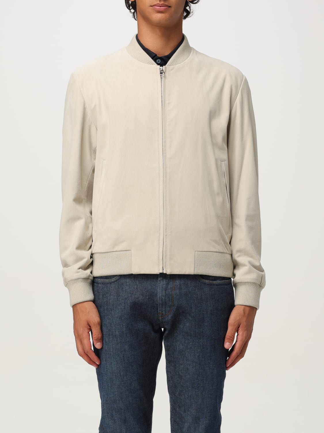 BOSS JACKET: Jacket men Boss, Beige - Img 1