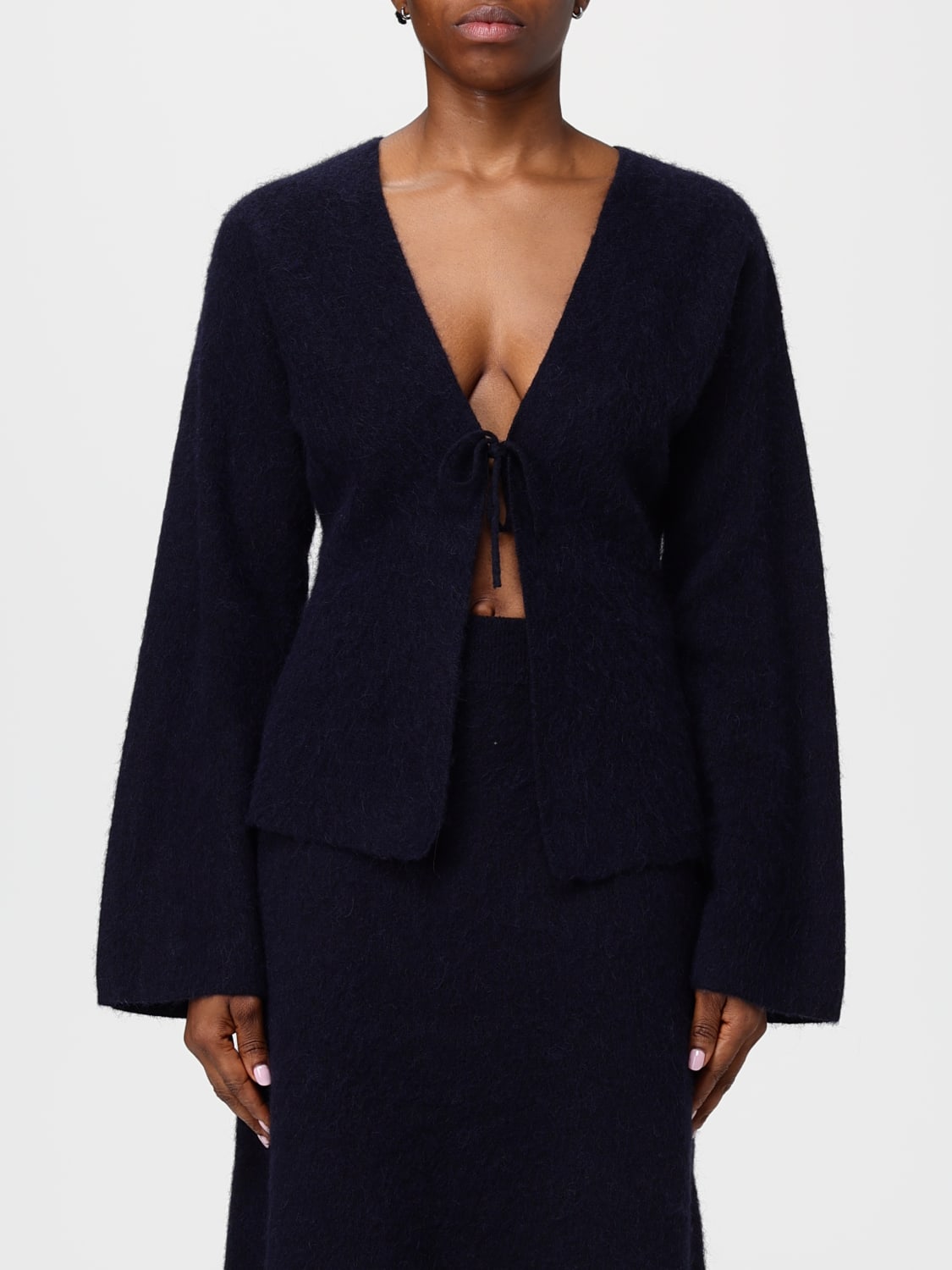 BOSS JERSEY: Jersey mujer Boss, Azul Oscuro - Img 1