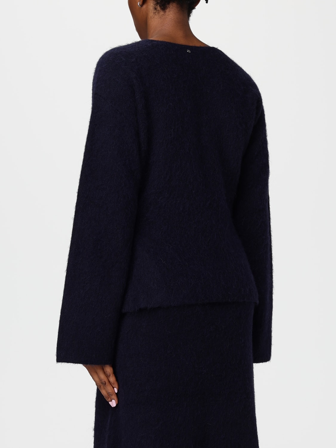 BOSS JERSEY: Jersey mujer Boss, Azul Oscuro - Img 2