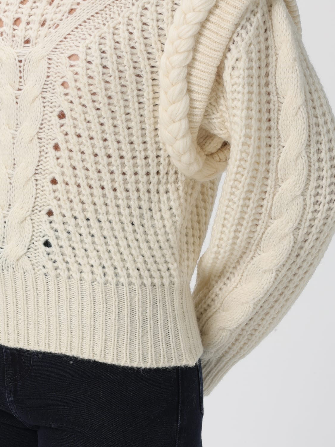 BOSS PULLOVER: Pullover damen Boss, Weiß - Img 3